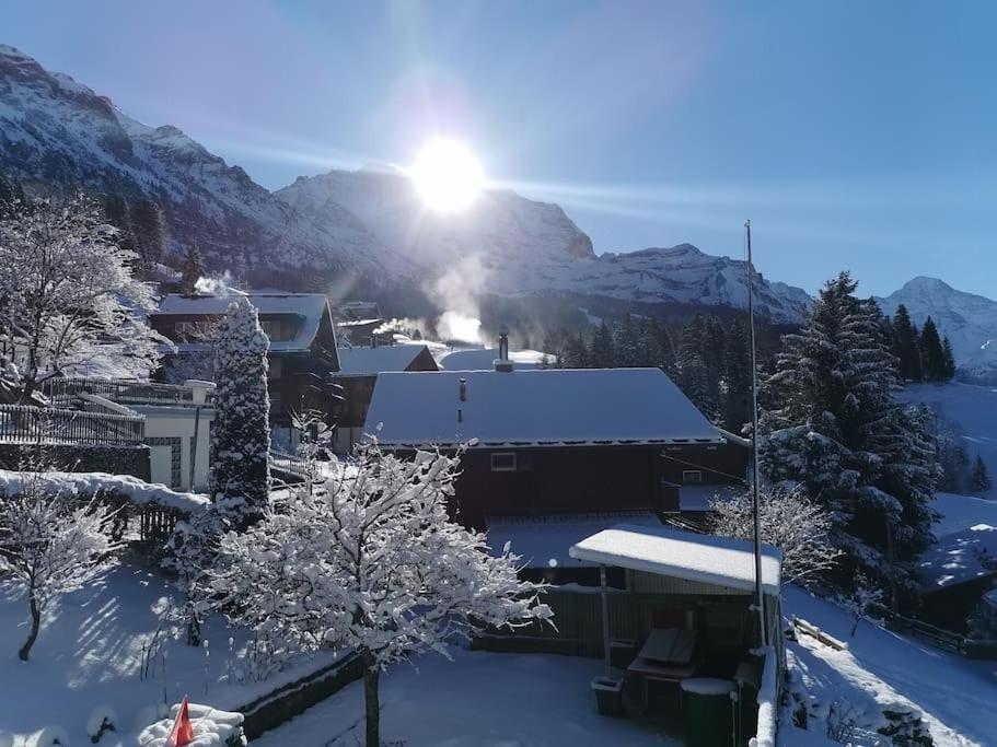 Apartment Chalet Im Sunnigen Usblick Wengen Exterior photo